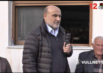 Deputeti Vullnet Sinaj takim me banorët e fshatit Gërnec