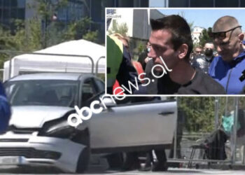 U fut me makinë në mes të sheshit duke terrorizuar qytetarët, policia i vë prangat