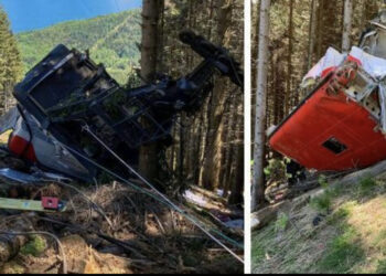 Tragjedi në Itali! Shkëputet kabina e teleferikut në 300 metra lartësi, 13 viktima, 2 të mitur rëndë në spital