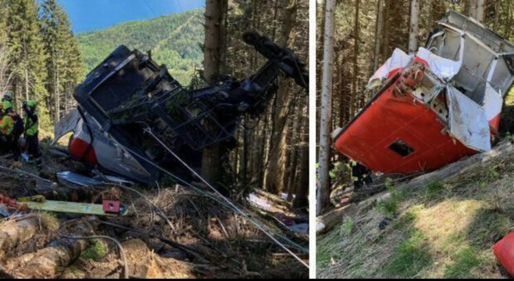 Tragjedi në Itali! Shkëputet kabina e teleferikut në 300 metra lartësi, 13 viktima, 2 të mitur rëndë në spital