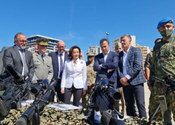 ‘Defender 21’, Ambasadorja Kim dhe ministri Peleshi marrin pjesë në ceremoninë në Lungomare