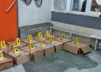 400 kg kokainë e ndarë në kuti, sigurohen pamjet nga ngarkesa e kamionit