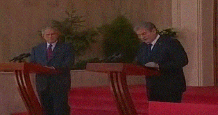 I shpallur “non grata” nga SHBA, Berisha kujton takimin me George W Bush në Tiranë