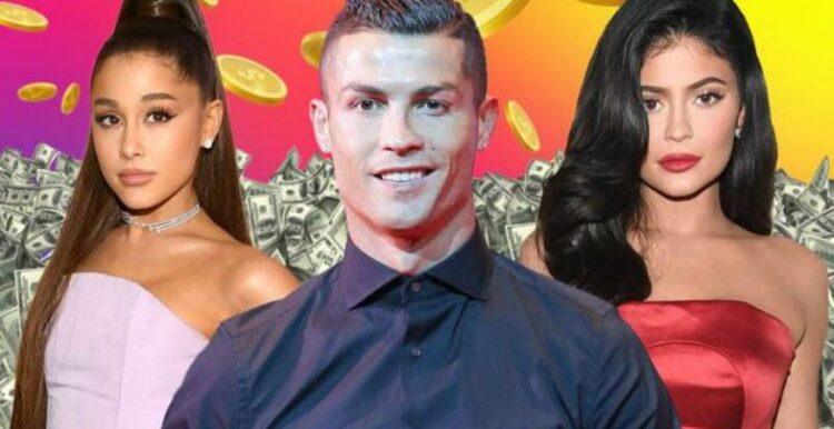 Nga Ronaldo tek Kylie Jenner, sa fitojnë të famshmit për një postim në Instagram?