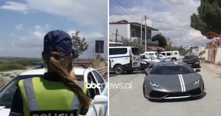 Me shpejtësi mbi 220 km/h, gara me “Lamborghini” dhe “BMW” në Vlorë