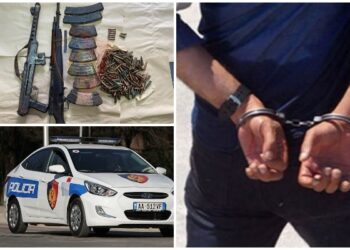 Dy armë e 232 fishekë në banesë, arrestohet 57-vjeçari në Lezhë