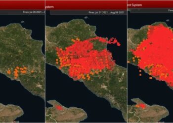 Harta e NASA-s ngjyros botën nga zjarret! OKB në alarm, temperaturat rriten me 1 gradë celcius
