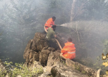 Eleminohet rreziku në vatrat e zjarrit në Dukat e Gjirin e Gramës, vështirësohet ndërhyrja në Majën e Rrunës