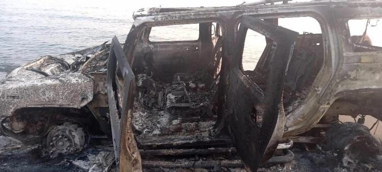 Shëngjin/ Gjendet e shkrumbuar në breg të detit një fouristradë te Rana e Hedhun