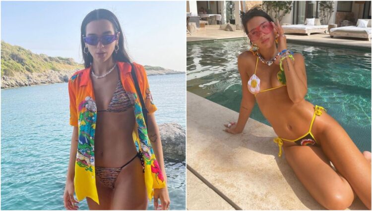 Dua Lipa mahnit me linjat trupore seksi, këngëtarja thekson muskujt e barkut