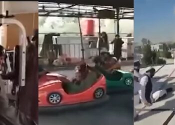 Video qesharake/ Talebanët hyjnë për herë të parë në palestër dhe parqe lojërash në Kabul