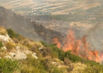 Zjarri i fuqishëm në Gadishullin e Karaburunit, 500 efektivë të Forcave të Armatosura në luftë me flakët