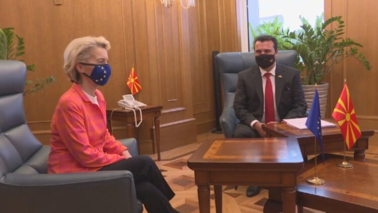 Von der Leyen në Shkup: E ardhmja juaj në BE, ju duam afër nesh