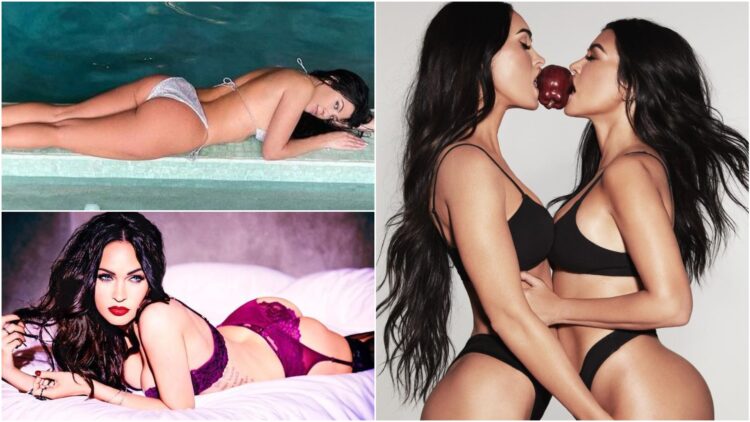 Megan Fox dhe Kourtney Kardashian i lënë të gjithë pa fjalë, zeshkanet seksi pozojnë topless