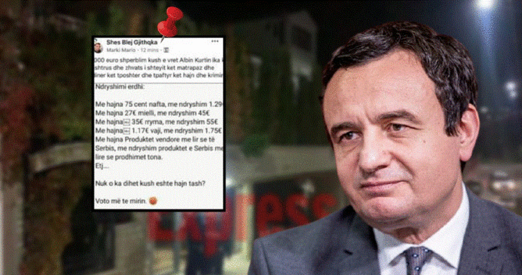 “35 mijë € për kokën e Kurtit!”/Kërcënuan online Albin Kurtin, çfarë ndodhi mbrëmjen e kaluar në shtëpinë e kryeministrit?