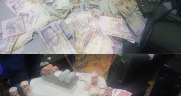 Tavolina plotë me para, policia me “dorë të hekurt” ndaj lojërave të fatit