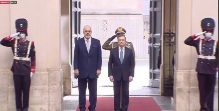 Rama në Itali, pritet me ceremoni zyrtare nga kryeministri Draghi, ja temat që priten të diskutohen