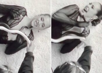 Pamjet e tmerrshme! Këngëtarja kafshohet nga gjarpri ndërsa xhironte videoklipin