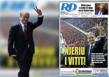 Gazeta zyrtare e PD shpall rezultatet e sondazhit: Sali Berisha, Njeriu i Vitit!
