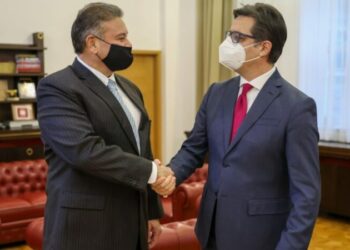 Escobar takon Presidentin e Maqedonisë së Veriut, Pendarovski: Presim nisjen e shpejtë të negociatave me BE-në
