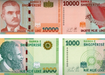 Kartëmonedhat e reja, BSH: Prerjet 500 dhe 2000 lekë në qarkullim prej 17 janarit
