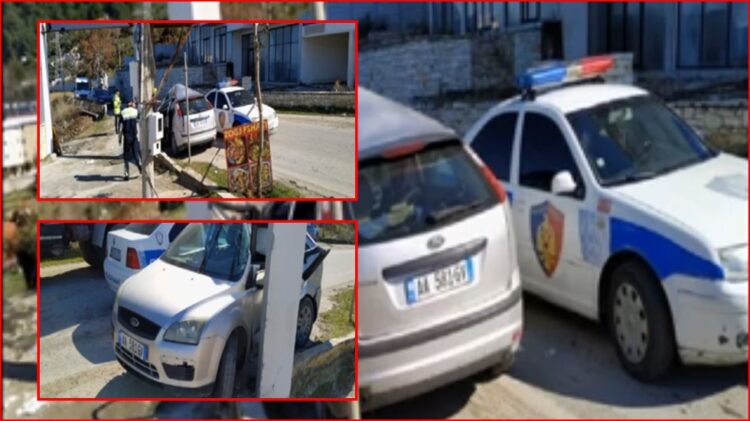 Aksident i frikshëm në Radhimë/ Makina del nga rruga, dy të plagosur rëndë