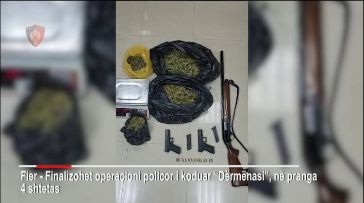 U arrestuan duke shkëmbyer drogë, arrestohen 4 persona në Fier! Sekuestrohet 1.3 kg kanabis, euro dhe 3 automjete