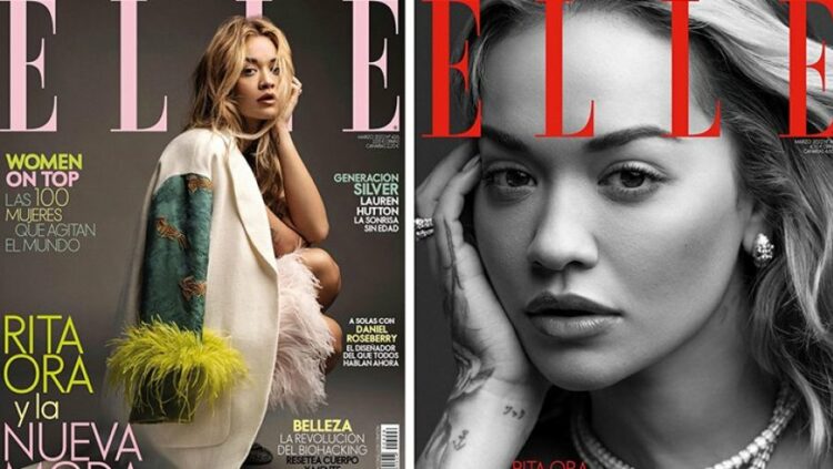 Rita Ora, shkëlqen në revistën e njohur “ELLE”