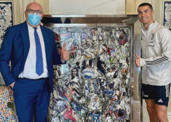 Piktori shqiptar që i shiti pikturën Ronaldos: Ibrahimoviç po pret tablonë e radhës