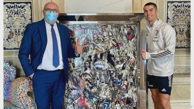 Piktori shqiptar që i shiti pikturën Ronaldos: Ibrahimoviç po pret tablonë e radhës