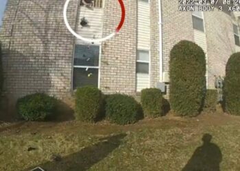 Shtëpia përfshihet nga flakët, babai hedh fëmijën nga kati i dytë, video emocionuese kur banorët presin në krah vogëlushin