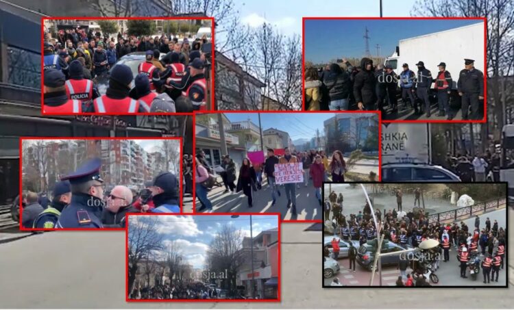 LIVE- PROTESTË masive në vend, qytetarët në Tiranë mblidhen para Kryeministrisë