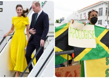 ‘Kërkoni falje’: William dhe Kate priten me protesta në Xhamajkë