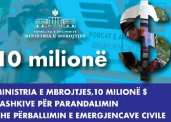 Ministria e Mbrojtjes u shpërndan bashkive 10 milionë dollarë për Emergjencat Civile