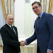 Putin gjen kohën për të uruar Vuçiç për fitoren: Të forcojmë lidhjet Rusi-Serbi