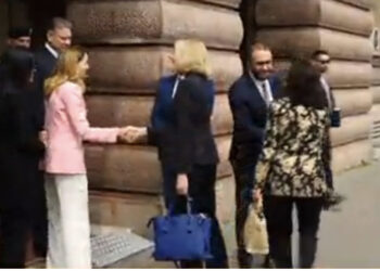 Përfundon takimi në Kuvend, Alibeaj përcjell zyrtaren e lartë të DASH