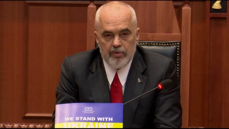 Rama flet pas fjalës së Zelenskyt: I gjithë kombi ynë përfshirë edhe shtetin shqiptar të Kosovës ju kemi mbështetur