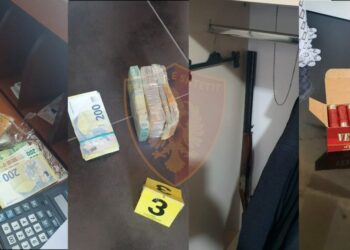 Sekuestrohen 108 mijë euro, armë dhe municione në Lushnje