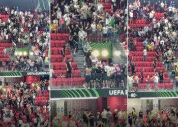 VIDEO/ Dalin pamjet e sherrit të tifozëve holandezë brenda Air Albania