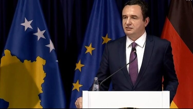 Kurti: Në fund të vitit do të aplikojmë për statusin e vendit kandidat në BE, kemi mbështetjen e Gjermanisë