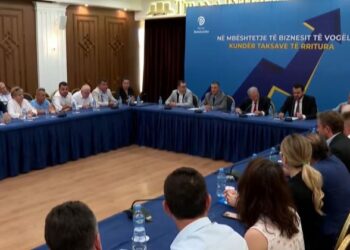 Berisha tryezë me përfaqësues të biznesit të vogël dhe të mesëm, njihet me problematikat e tyre