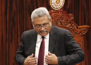 Presidenti i Sri Lankës dorëzon zyrtarisht dorëheqjen