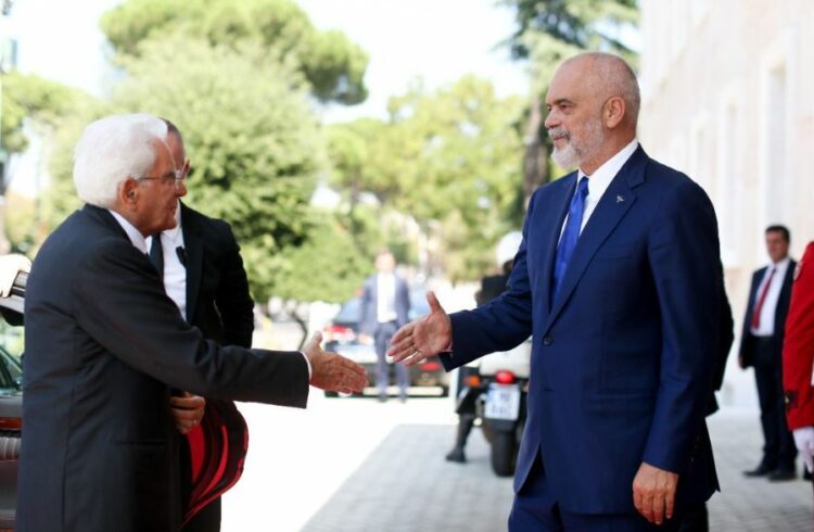 Rama takon presidentin e Italisë Sergio Mattarellën
