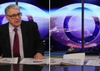Po drejtonte emisionin e mëngjesit, gazetari italian “ia mbath” pasi studio shkundet nga tërmeti(VIDEO)