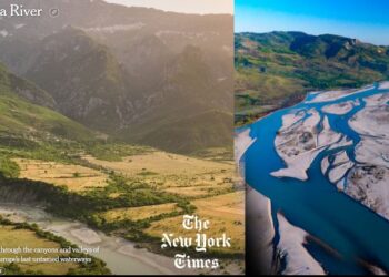 New York Times rendit lumin e Vjosës ndër vendet e para për të vizituar në 2023! Rama: Në pranverë e shpallim Park Kombëtar