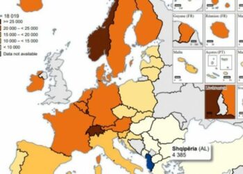 SHIFRAT/ Eurostat: Të ardhurat e disponueshme të familjeve shqiptare janë më të ulëtat në Europë